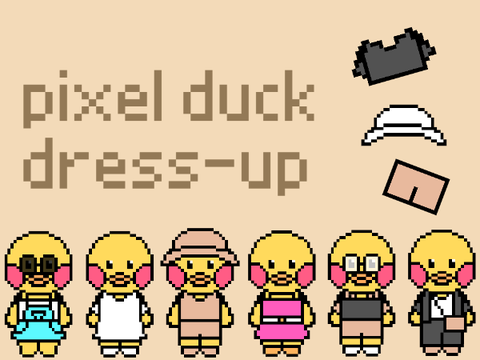 pixel duck dress-up