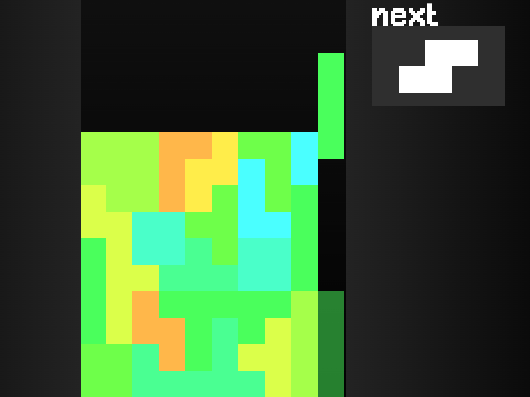 Spriteless Tetris (preview 1)