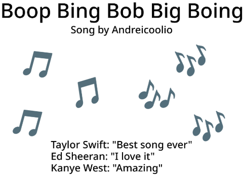 Boop Bing Bop Big Boing - song by Andreicoolio