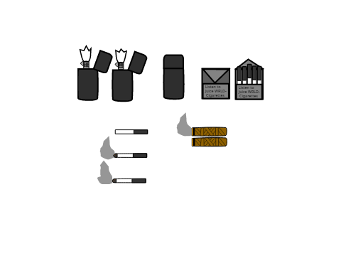 Cigarette and Lighter UPDATED