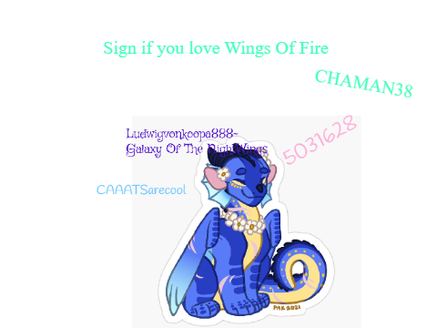 Sign if you love wings of fire remix remix remix