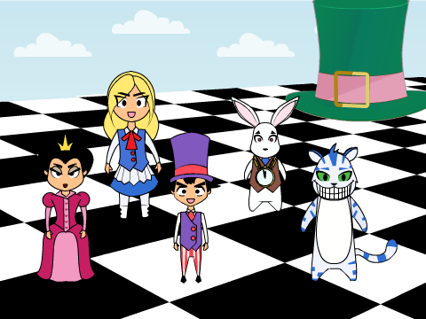 Alice in Wonderland Sprites & Backgrounds