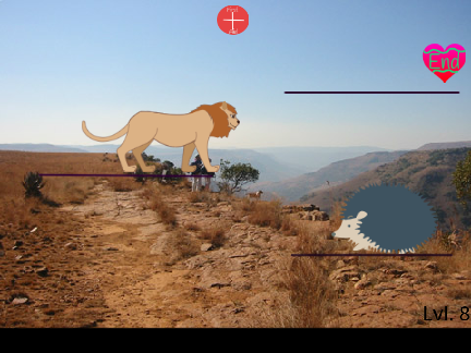 Hedges and Lions Platformer Game