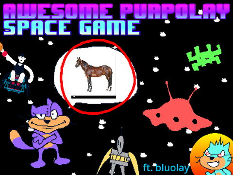 awesome purpolay space game