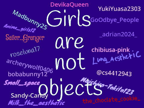 Girls matter! Remix and sign if you agree!
