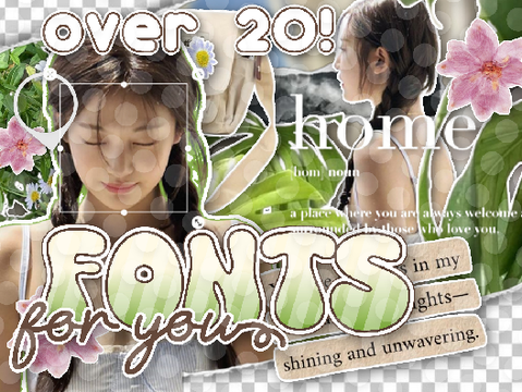 ૮₍ ⸝⸝´ ꒳ `⸝⸝ ₎ა fonts ┄ ↻ 4 u ☁️