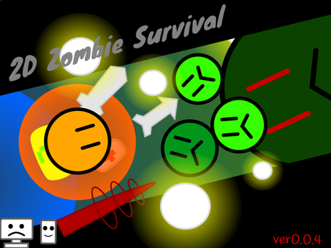 2D Zombie Survival ver0.0.4 mobile game
