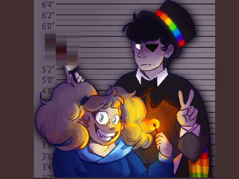 Mugshot Photobomb // Art