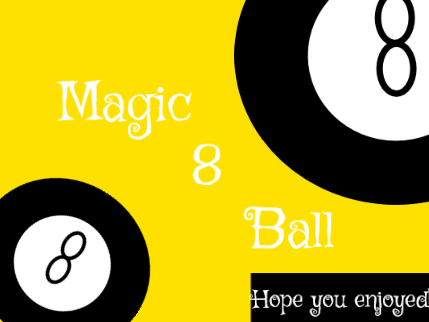 Magic 8 Ball
