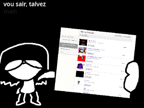 vou sair, talvez