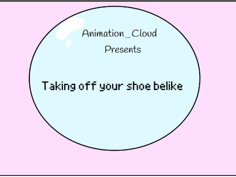 Taking off your shoes be like