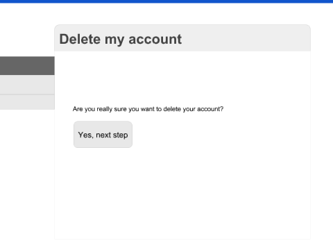Delete Your Account Simulator