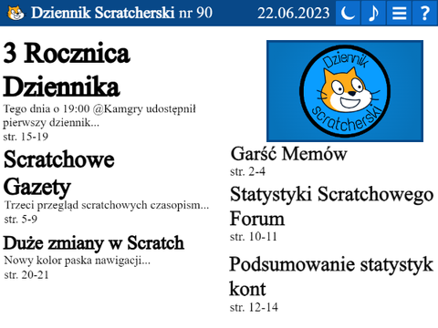 Dziennik Scratcherski nr 90 [22.06.2023]