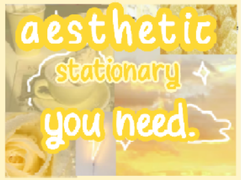 ≡;- ꒰ °aesthetic stationary you need ꒱ ✎♡