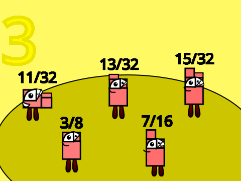 Numberblocks Band Thirty-Seconds 3 (my version)