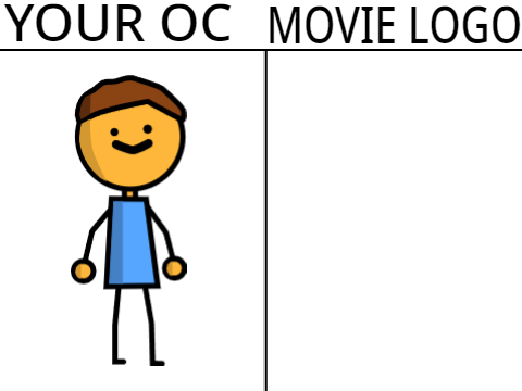 Add your OC and I will turn it into a movie logo remix