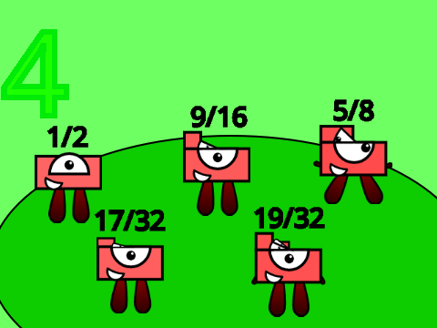 Numberblocks Band Thirty-Seconds 4 (my version)