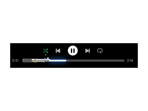 :o spotify lightsaber?!