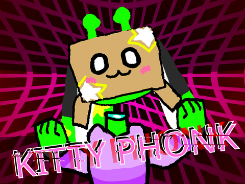 [ OLD RESHARE ] | KITTY PHONK | anim meme | fursona redesign | TW