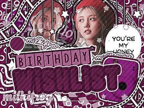☆ ★ birthday ᥫ᭡ WISHLIST ⚝ 