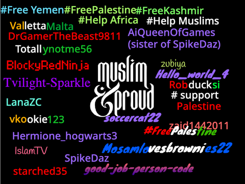 Sign if you are Muslim and PROUD!