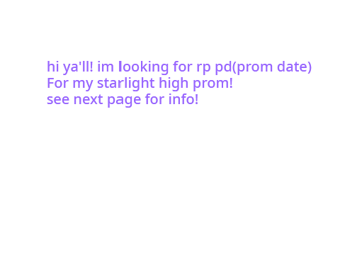 looking for?....pd?