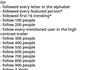 list