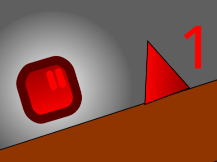 Cube kid 1 into the Volcano 