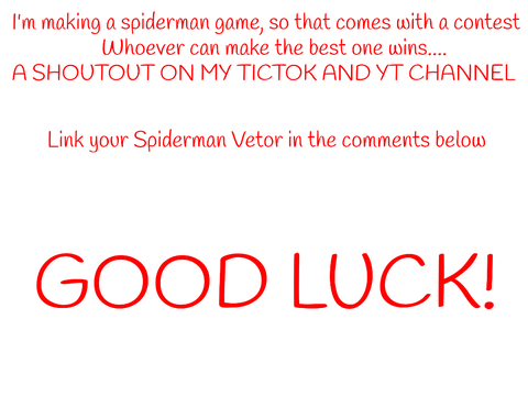 Spiderman Vetor Constest