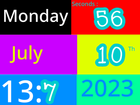 Date and time