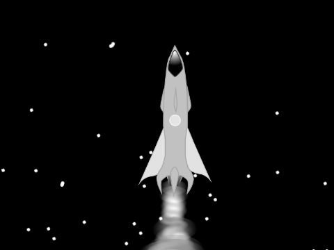 Spaceship test flight