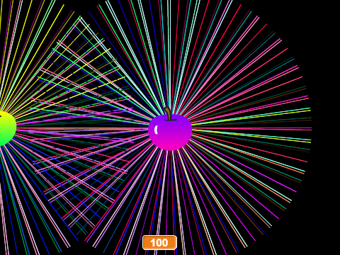 Spinny apple