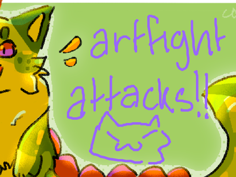 | artfight attacks mwhahha !! (set 1)
