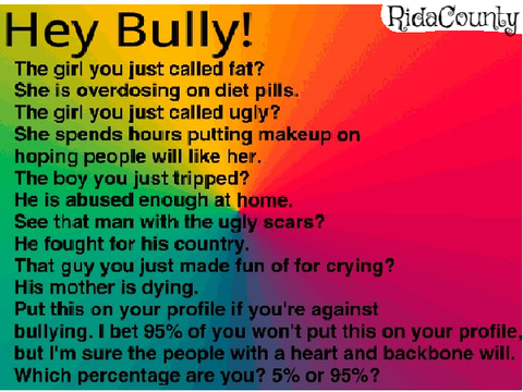 Against Bullying!