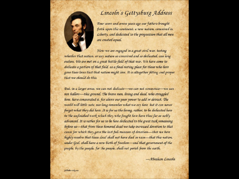 The Gettysburg Address