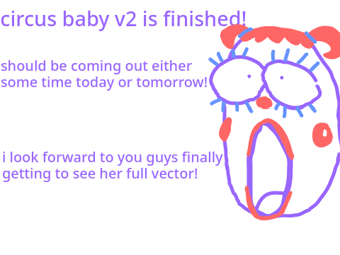 CIRCUS BABY V2 IS FINISHED