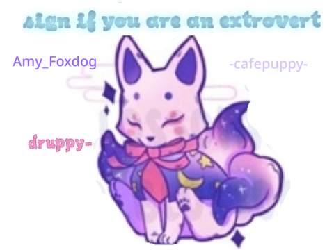 REMIX AND SIGN IF YOU ARE AN EXTROVERT remix remix