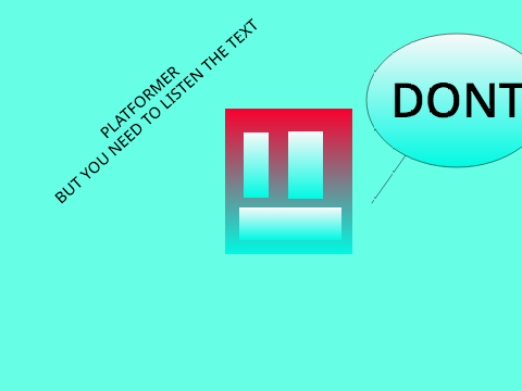 Platformer text....