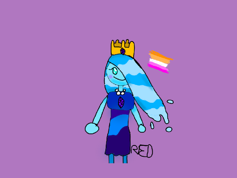 Woah, a red OC that's  not only not ace but is gae?????!?!?! 