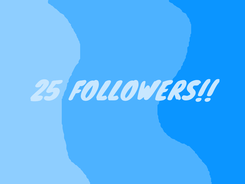25 FOLLOWERS