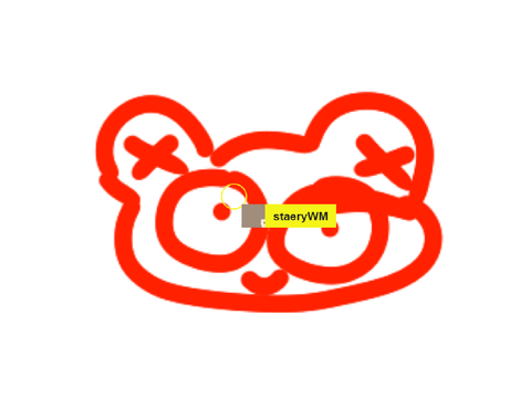 rare art collab with my frien