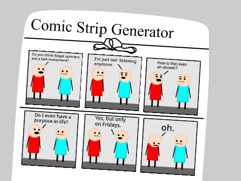 Contest Entry - Generate a Comic (3 Strips)!
