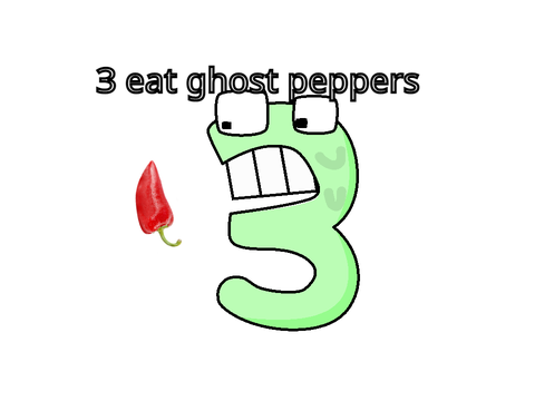 З eat ghost peppers