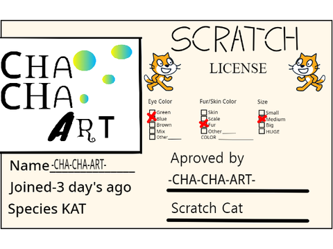 Make Your Own Scratch License remix