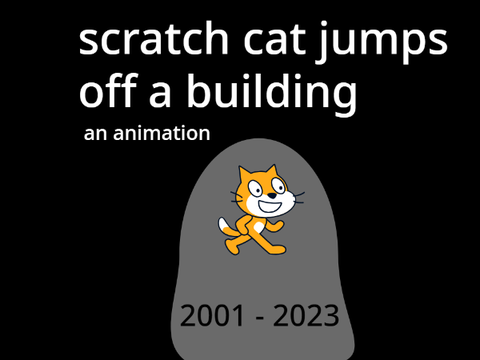 scratch cat jumps off a building| #trending #all #animations #stories #art