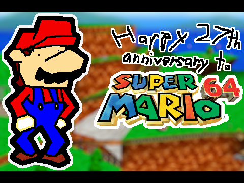 Happy 27th Anniversary to Super Mario 64