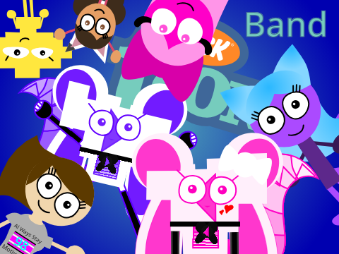 Nicktoons UK Pixels Band