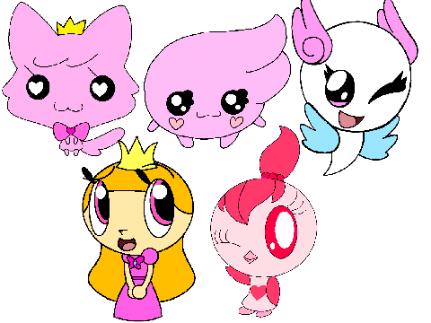 @unikitty1034 Vectorise Princess, Yorisou, Queen, Yamiko & Yogurt