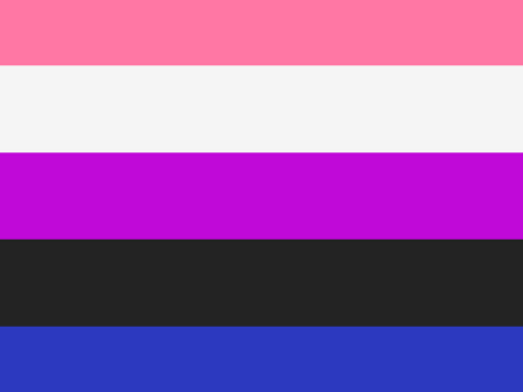 (Pride Month Day 19) Genderfluid Flag.