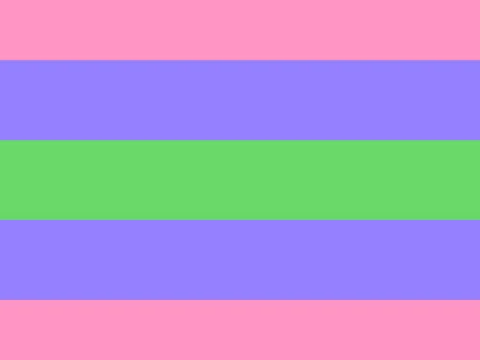 (Pride Month Day 20) Trigender Flag.